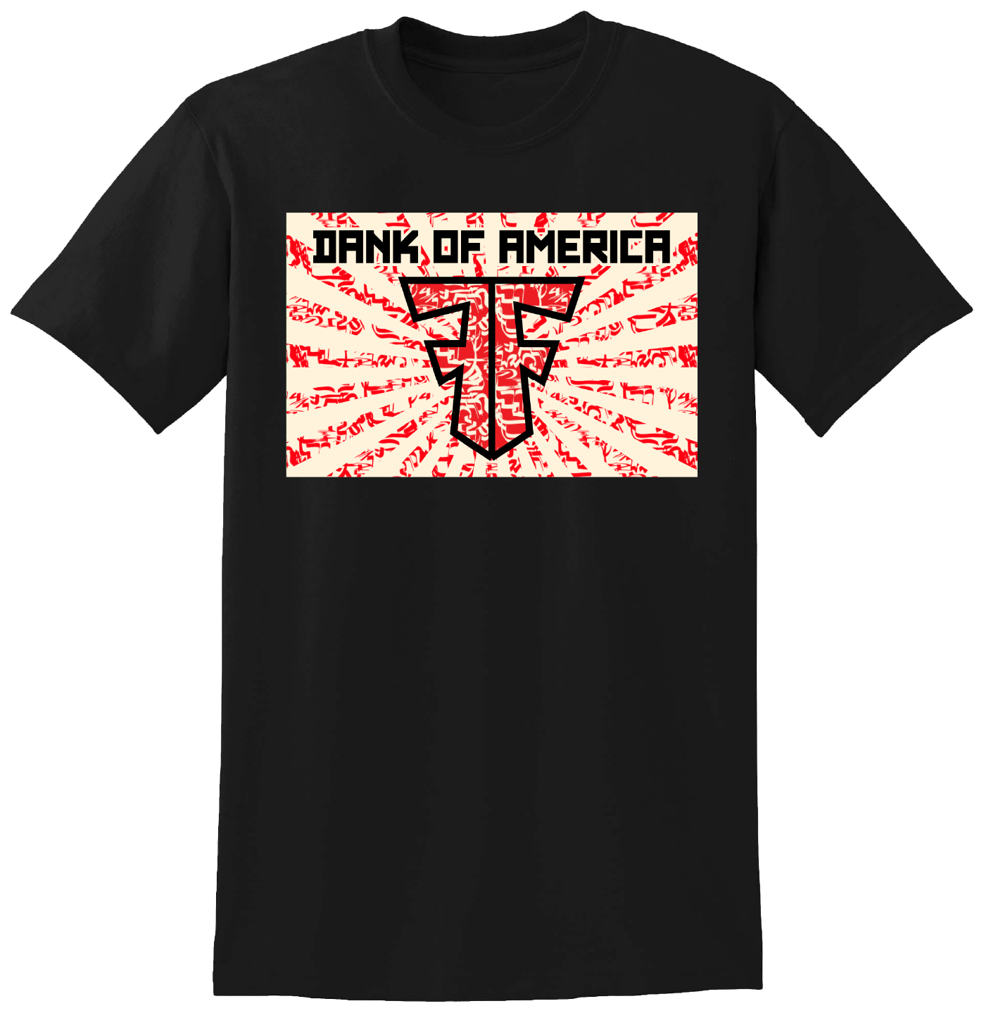 Two F**ks X Dank of America - Phrase Type Tee